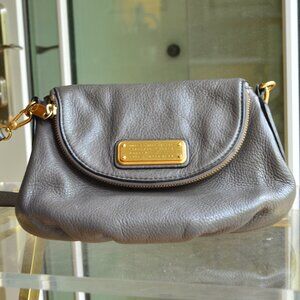 MARC BY MARC JACOBS Classic Q NATASHA Gray Crossbody Shoulder Bag